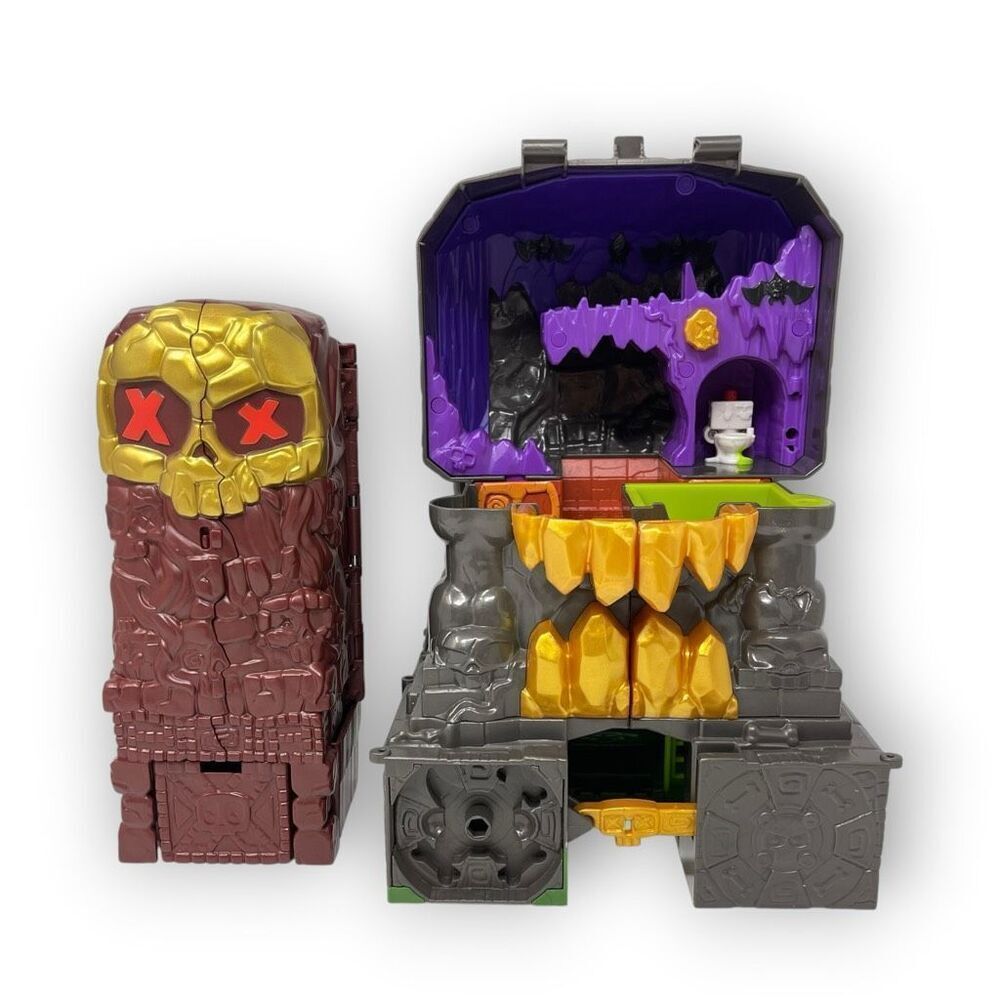 Treasure X Lost Lands Skull Island Temple Mega Playset & Lava Tower Incomplete